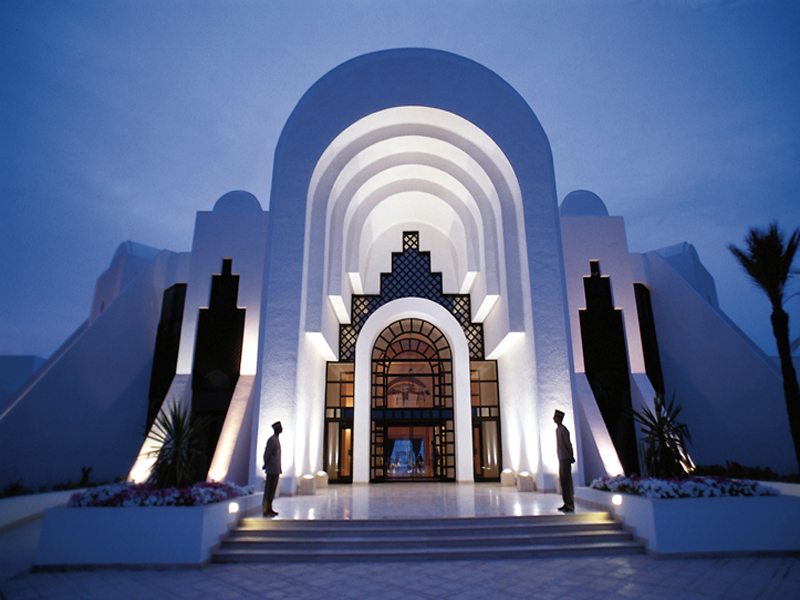 Vue de l'extérieur de l'hôtel Radisson Blu Djerba
