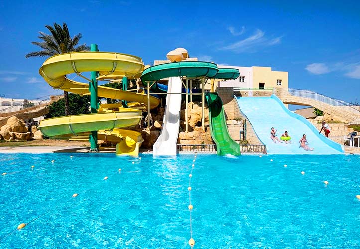 Toboggans palpitants à l'Hôtel Houda Monastir