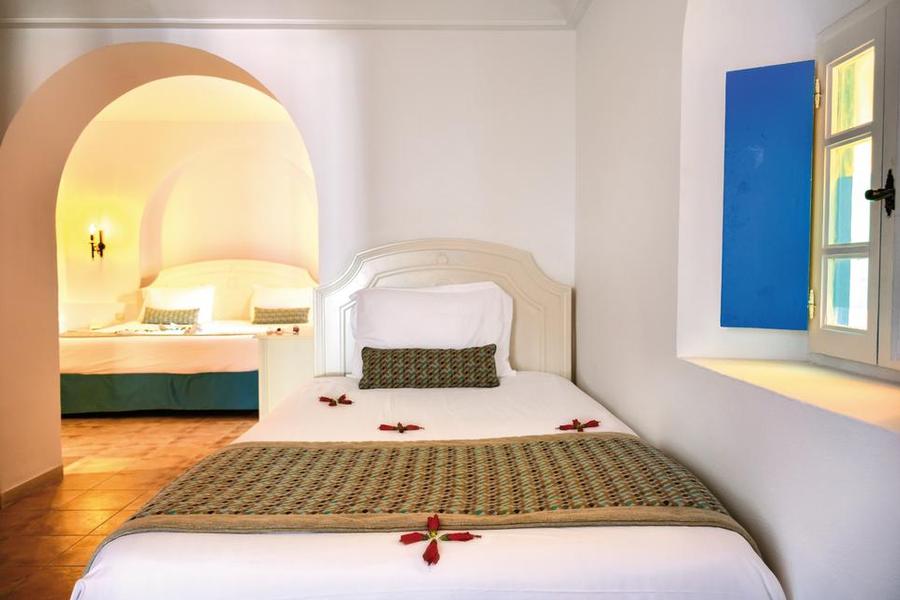 Chambre triple de l'hôtel Djerba Karthago