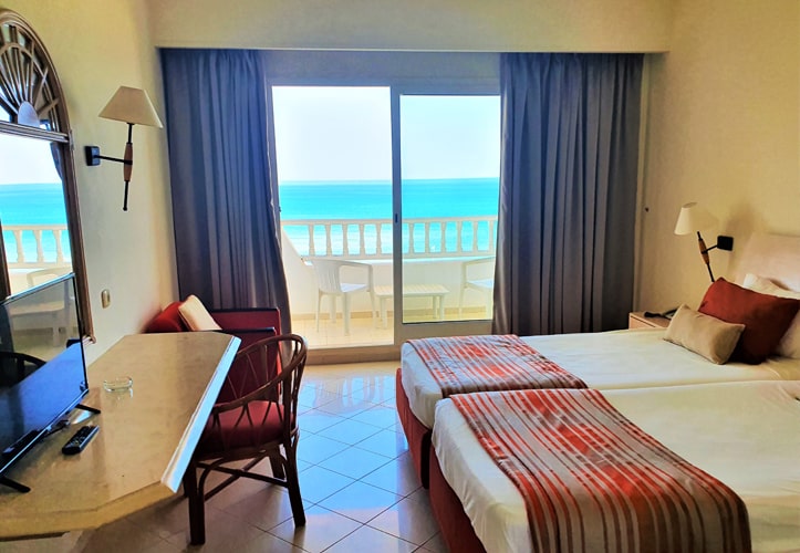 Chambre double confortable à l'hôtel Golden Yasmin Mehari Tabarka