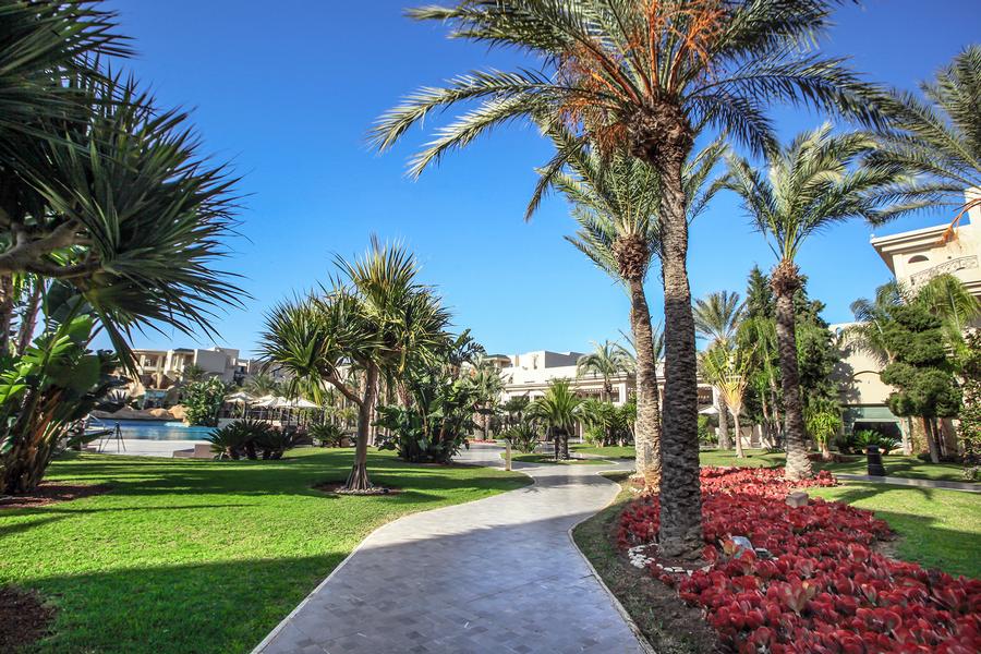 Jardin de l'hôtel Russelior Hammamet