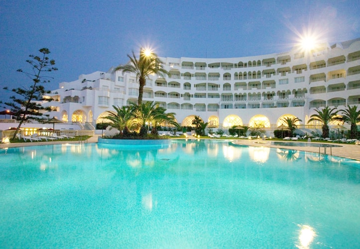 Piscine extérieure de l'Hôtel Delphin El Habib Monastir